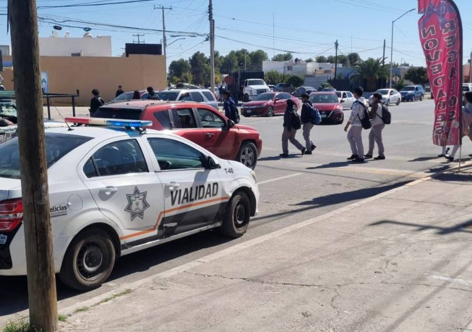 Emite Vialidad Delicias recomendaciones para un regreso a clases seguro