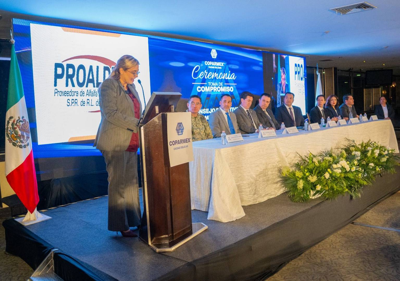 Refrenda Valenciano respaldo a la Gobernadora en cambio de Coparmex Delicias