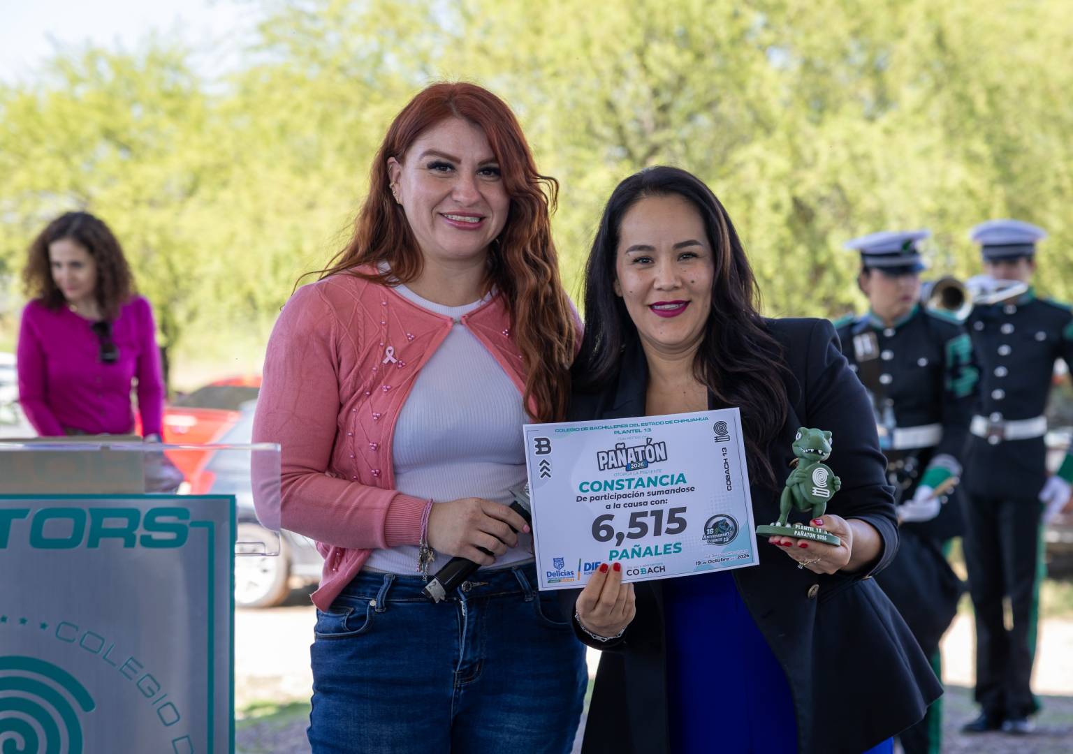 COBACH 13 supera meta del año pasado y dona más de 6 mil pañales al Pañatón del DIF Delicias